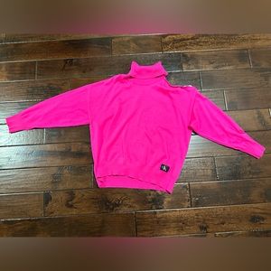 Cold Shoulder Turtleneck Sweater - Calvin Klein - XL